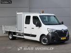 Renault Master 145PK Open Laadbak Dubbellucht 3,5t Trekhaak, Stof, Gebruikt, Renault, Wit