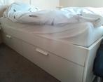 Ikea Bed 4 Laden, Huis en Inrichting, Ophalen, Gebruikt, Tweepersoons, Wit