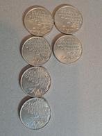 Lot 6 munten 500 frank, Postzegels en Munten, Ophalen, België, 5 euro
