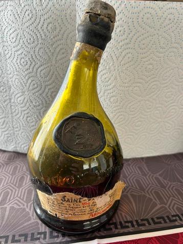 Oude fles Armagnac 