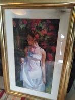 Dame aux fleurs, Antiek en Kunst, Ophalen of Verzenden