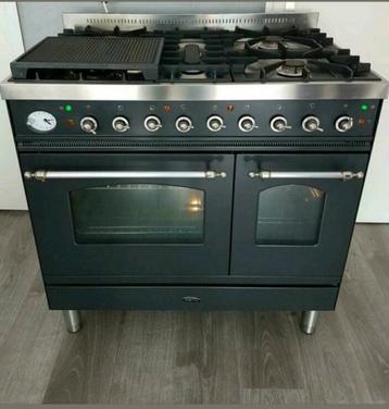 Zeer goed onderhouden Boretti fornuis 5,pits 90cm ovens 
