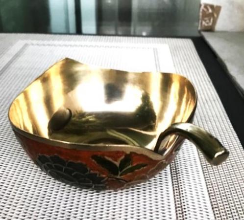 Cloisonné Pot Emaille halve Appel✨😍😎💑⚡🎁👌, Antiek en Kunst, Antiek | Schalen, Ophalen of Verzenden