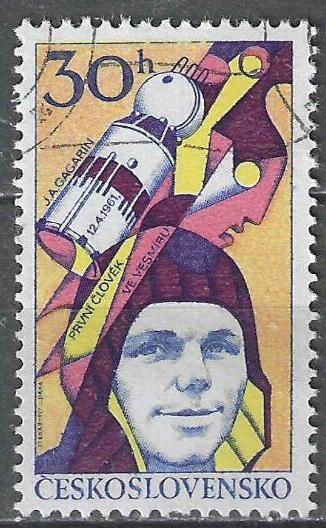 Tsjechoslowakije 1977 - Yvert 2239 - Ruimteonderzoek (ST), Verzenden, Gestempeld