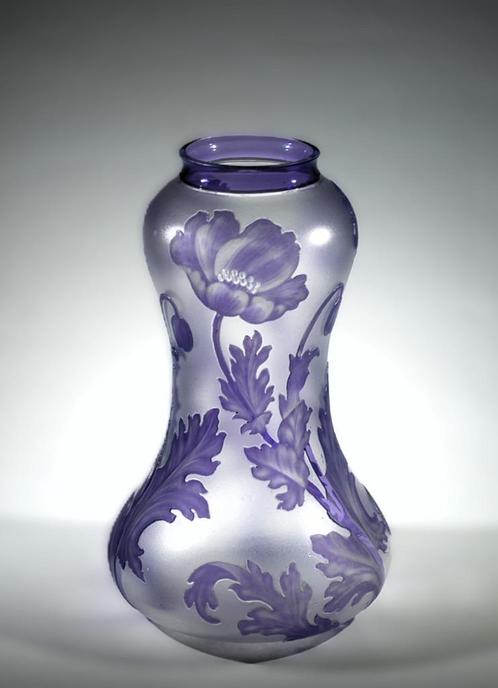 Val Saint Lambert - Vase Boma - VSL - Val St Lambert, Antiquités & Art, Antiquités | Verre & Cristal, Enlèvement ou Envoi