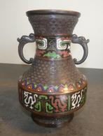 Cloisonne vaas [1780], Antiek en Kunst, Antiek | Brons en Koper, Ophalen of Verzenden, Koper