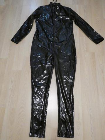 Jumpsuit Lak PVC Zwart beschikbaar voor biedingen