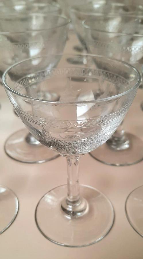 kristallan glazen, Antiek en Kunst, Antiek | Glaswerk en Kristal, Ophalen