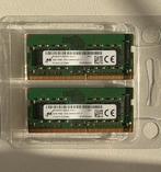 2x Micron MTA8ATF1G64HZ-3G2J1RAM geheugen, Informatique & Logiciels, Mémoire RAM, Enlèvement ou Envoi, DDR4, Utilisé, Laptop