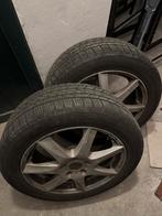 4 aluminium wielen 215/55 R17 met winterband, Auto-onderdelen, Banden en Velgen, Ophalen, Banden en Velgen, 17 inch, Winterbanden