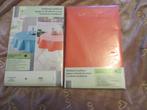 2x rond tafelkleed - vinylflanel - nieuw - roos/roze, Ophalen of Verzenden, Nieuw, Rond