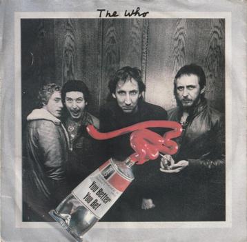 THE WHO – You Better You Bet ( 1981 Classic Rock 45T ) beschikbaar voor biedingen