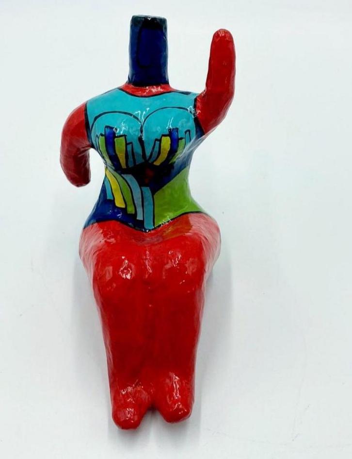 Kunst-Art naar Niki de Saint Phalle van papier-maché ❤️❤️, Antiek en Kunst, Kunst | Designobjecten, Verzenden