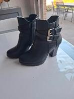 Enkellaarzen zwart mt 37, Ophalen of Verzenden, Zo goed als nieuw, Zwart