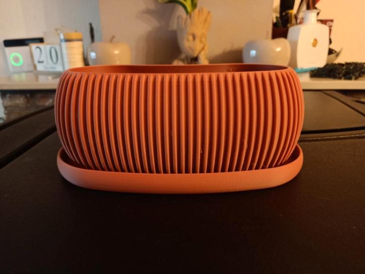 Bloempot "Terra", Huis en Inrichting, Woonaccessoires | Vazen, Nieuw, Ophalen of Verzenden