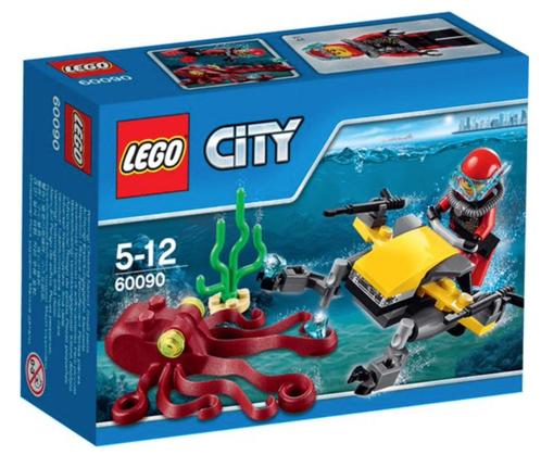 LEGO City Diepzee Duik Scooter - 60090, Enfants & Bébés, Jouets | Duplo & Lego, Comme neuf, Lego, Ensemble complet, Enlèvement ou Envoi