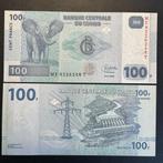 Congo - 100 francs 2022 - P NIEUW - UNC - 401 (2), Postzegels en Munten, Ophalen of Verzenden, Overige landen, Los biljet