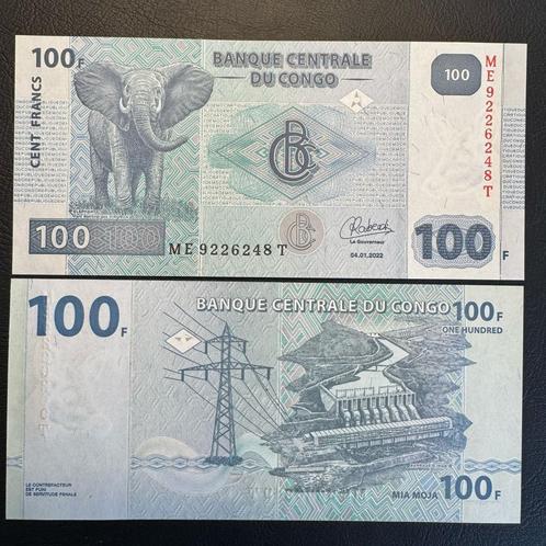 Congo - 100 francs 2022 - P NIEUW - UNC - 401 (2), Postzegels en Munten, Bankbiljetten | Afrika, Los biljet, Overige landen, Ophalen of Verzenden
