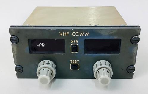 VHF radio tuning panel vintage vliegtuig cockpit instrument, Verzamelen, Luchtvaart en Vliegtuigspotten, Gebruikt, Overige typen