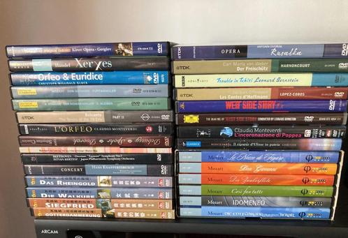 Klassieke muziek en opera - ca 200 DVDs, Cd's en Dvd's, Dvd's | Muziek en Concerten, Zo goed als nieuw, Ophalen