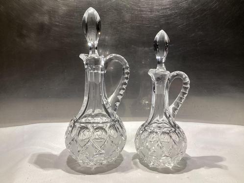 2 carafes en cristal. 040/a., Antiquités & Art, Antiquités | Verre & Cristal, Enlèvement