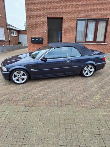 BMW 320 Ci Cabriolet, Autos, Cuir, Achat, Cabriolet, Noir
