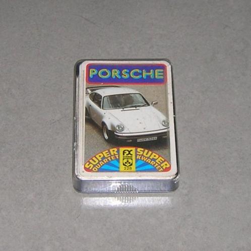 Kwartet – spel Porsche, Verzamelen, Speelkaarten, Jokers en Kwartetten, Zo goed als nieuw, Kwartet(ten), Ophalen of Verzenden