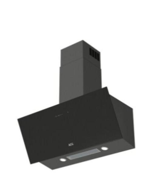 AEG zwarte dampkap, Elektronische apparatuur, Afzuigkappen, Zo goed als nieuw, Vrijstaand, Wandschouwkap, 600 tot 800 m³ per uur