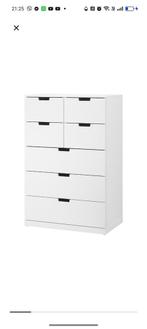 IKEA Nordli 7 lades wit 80 x 122 cm, Huis en Inrichting, Ophalen