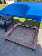 Zandbak met blauw afdakje 1 m 20 x 1 m 20, Kinderen en Baby's, Speelgoed | Buiten | Zandbakken, Ophalen, Gebruikt