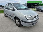 Renault Scenic 1.6i Automaat Airco + Garantie, Auto's, Automaat, Monovolume, Zwart, Leder