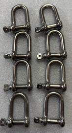 Lot de 8 manilles INOX 1 tonne, Ophalen of Verzenden, Nieuw