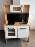 Ikea keuken met houten wandpaneel, Ophalen, Zo goed als nieuw, Hout, Speelkeuken