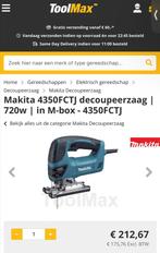 Makita 4350FCTJ decoupeerzaag | 720w | in M-box - 4350FCTJ, Doe-het-zelf en Bouw, Ophalen, Decoupeerzaag