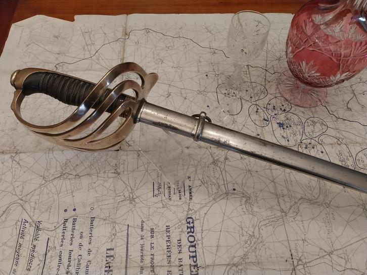Sabre officier de cavalerie G. BARRE Paris, Collections, Objets militaires | Général, Autres, Enlèvement