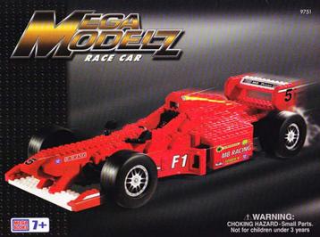 Mega Bloks 9751 Mega Modelz Race Car(zeldzaam!)