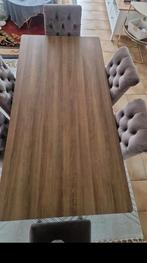 Eettafel + 6 stoelen, Huis en Inrichting, Complete eetkamers, Ophalen