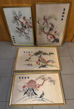 Chinese handgeborduurde vogels, Antiek en Kunst, Ophalen