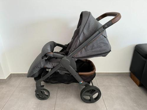 Poussette Trio "Chicco" Style Go Up, Enfants & Bébés, Poussettes & Combinaisons, Utilisé, Poussette, Autres marques, Pneus, Avec siège auto