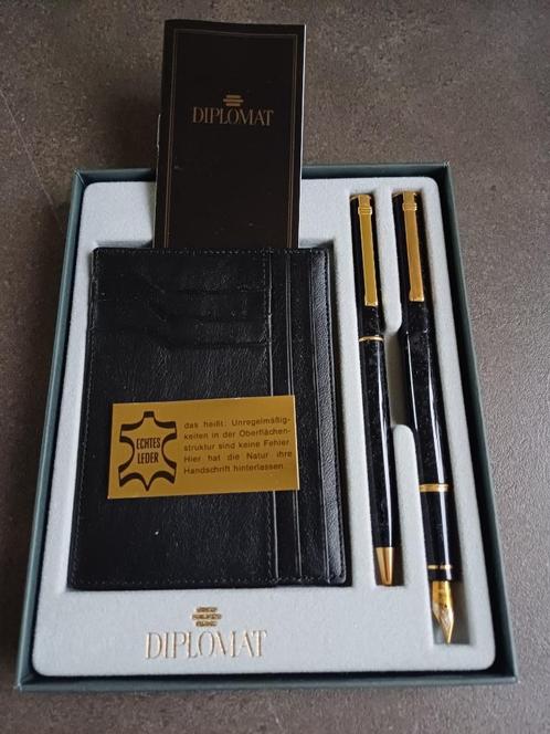 Diplomat vulpen, balpen, geschenkset, Verzamelen, Pennenverzamelingen, Nieuw, Balpen, Overige merken, Met doosje, Ophalen of Verzenden
