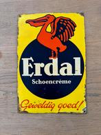 Erdal schoencreme oud reclamebord, Ophalen of Verzenden, Gebruikt, Reclamebord