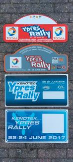 Rally platen Ypres Westhoek Rally en Kenotek Ypres Rally, Verzamelen, Nieuw, Auto's, Ophalen of Verzenden