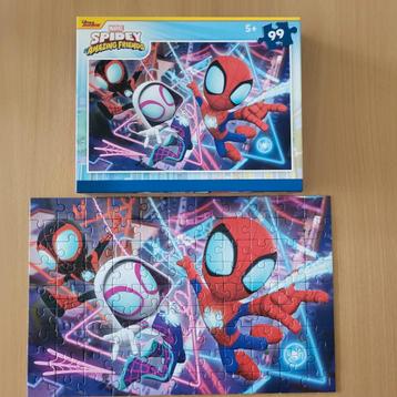Puzzel Spidey, Marvel, Clementoni, 99 stukjes beschikbaar voor biedingen
