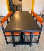 Vintage Brutalist Jean Batenburg tafel en stoelen uit de jar, Ophalen, Zo goed als nieuw