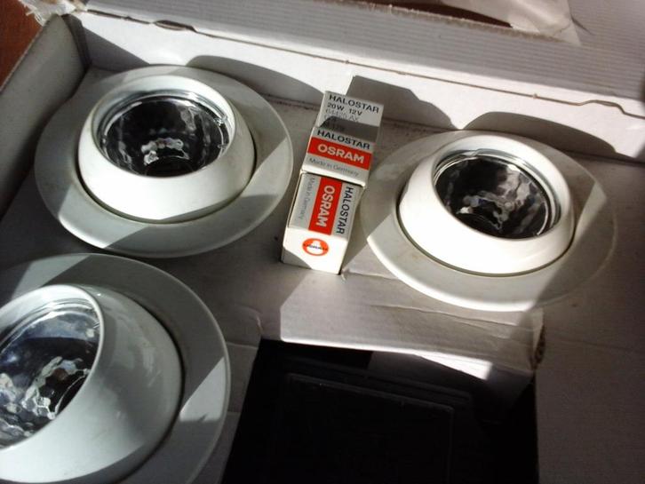 HALOGEEN SPOTS, Huis en Inrichting, Lampen | Spots, Nieuw, Plafondspot of Wandspot, Metaal of Aluminium, Halogeen, Ophalen of Verzenden