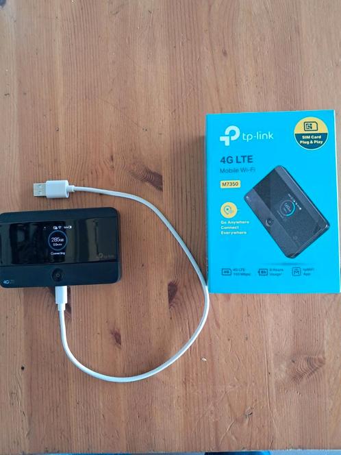 TP-Link M7350 mobiel wi-fi 4G, Computers en Software, Pc- en Netwerkkabels, Zo goed als nieuw, Verzenden