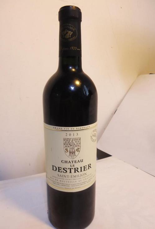Vin Château Le Destrier 2013 Saint Emilion🤗😍🍷🤗💑🎁👌, Collections, Vins, Neuf, Vin rouge, France, Pleine, Enlèvement ou Envoi