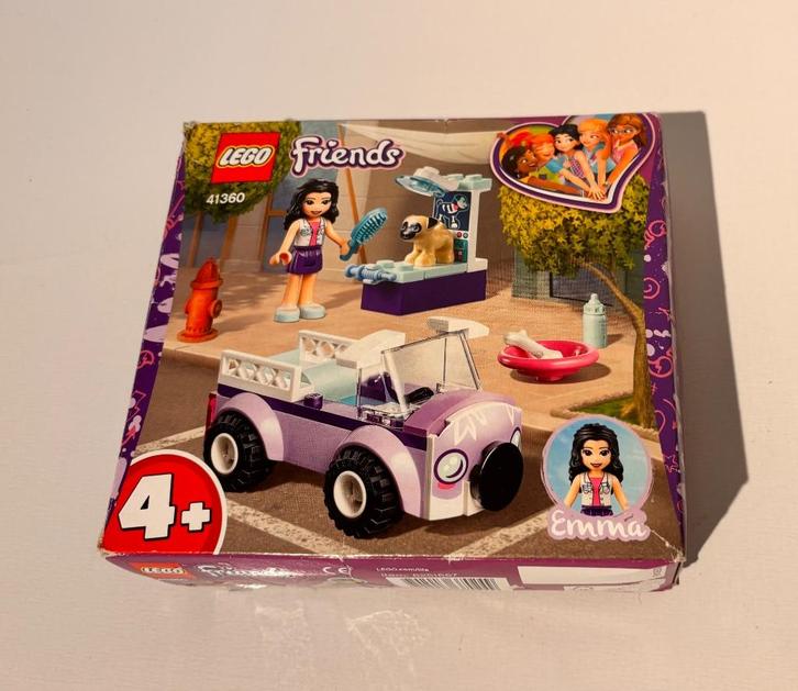Lego Friends set 41360 Emma's mobiele dierenkliniek, Kinderen en Baby's, Speelgoed | Duplo en Lego, Gebruikt, Lego, Complete set