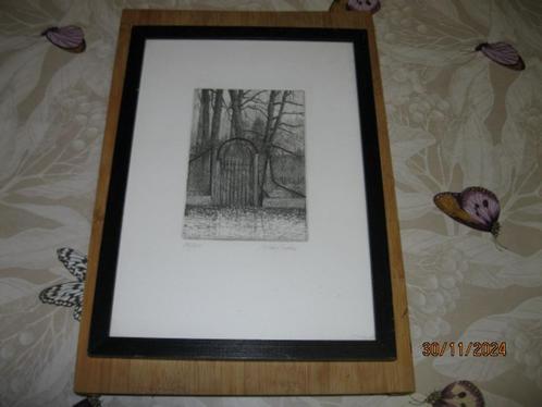 Jef van Grieken  2 etsen, Antiek en Kunst, Curiosa en Brocante, Verzenden