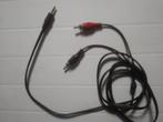 Jack 3,5 mm naar jack en naar tulp stekkers, mono en stereo, Ophalen of Verzenden, Zo goed als nieuw, Apparatuur